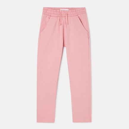 Pantalons de nena de pelfa bàsica rosa.
